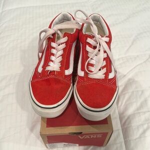 Sneakers: Vans Color: Red Size: 2